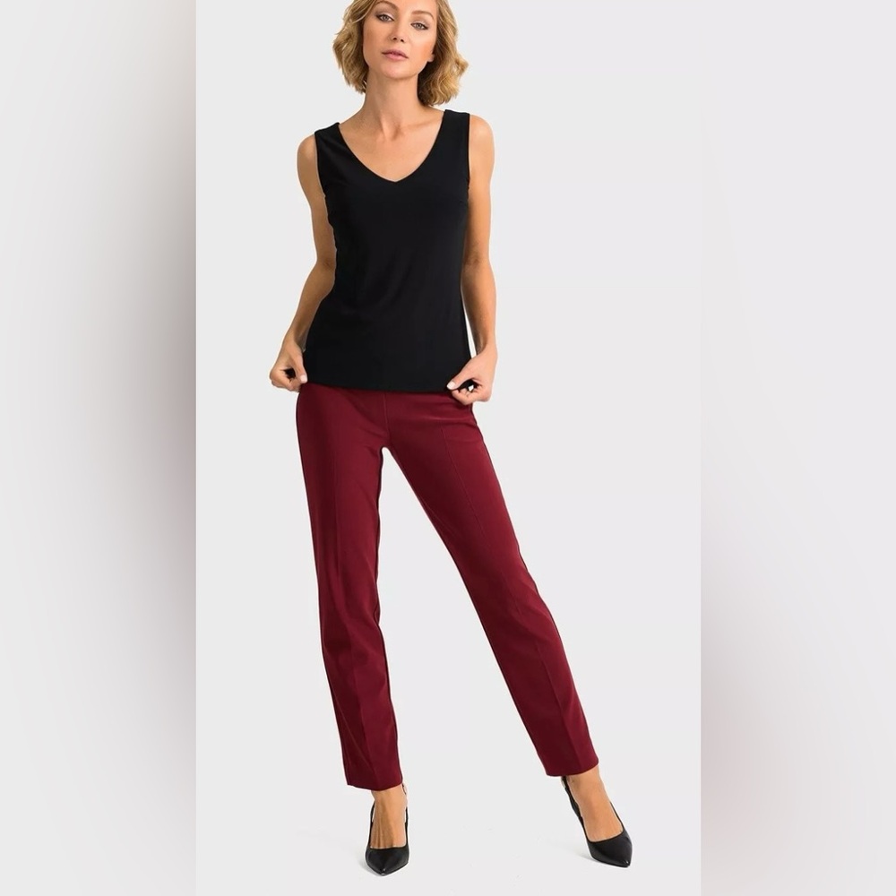 JOSEPH RIBKOFF Minimalist Cami Camisole Tank Top Blouse Shirt Double Layered